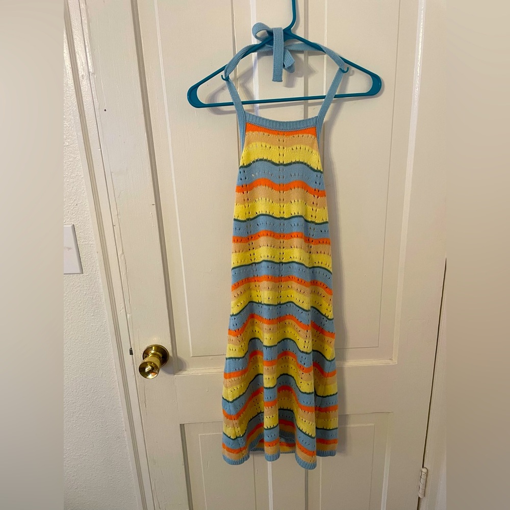 JUSTIFY knit halter dress Sz L